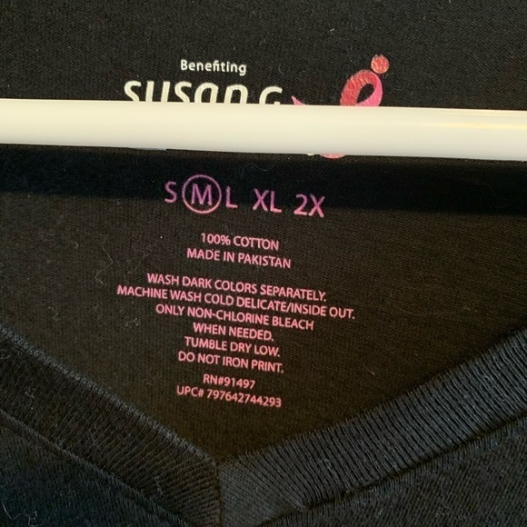 Susan Komen Hope Fight Cure Shirt - Picture 2 of 2